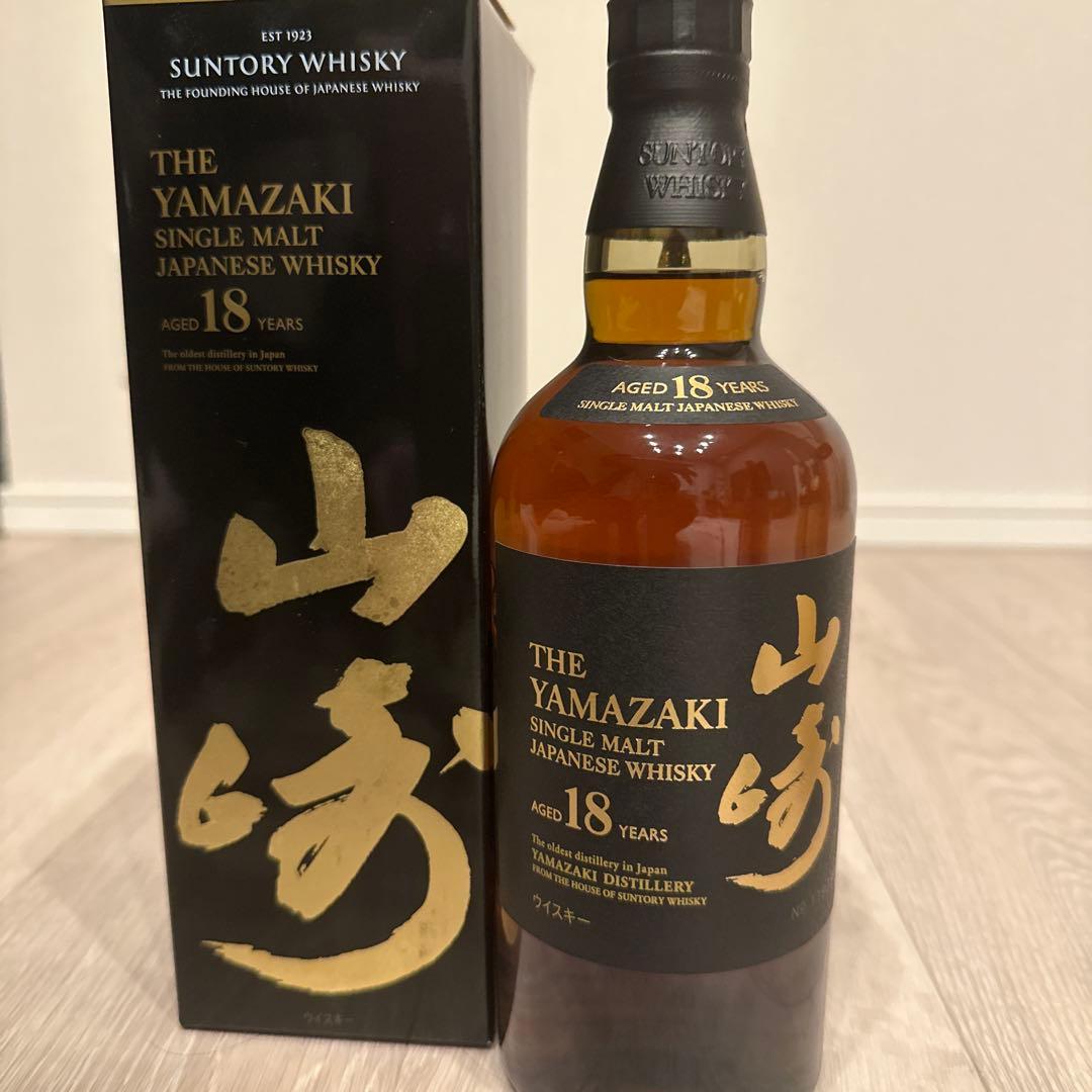 山崎 18年 シングルモルトウイスキー 700ml
