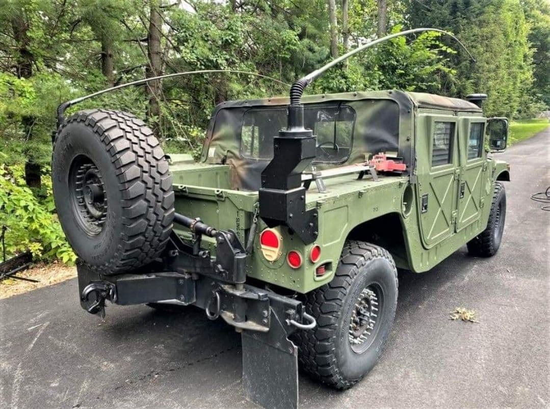 米軍　実物放出品 Hummer H1 アンテナホイップ＆マッチングコイルセット