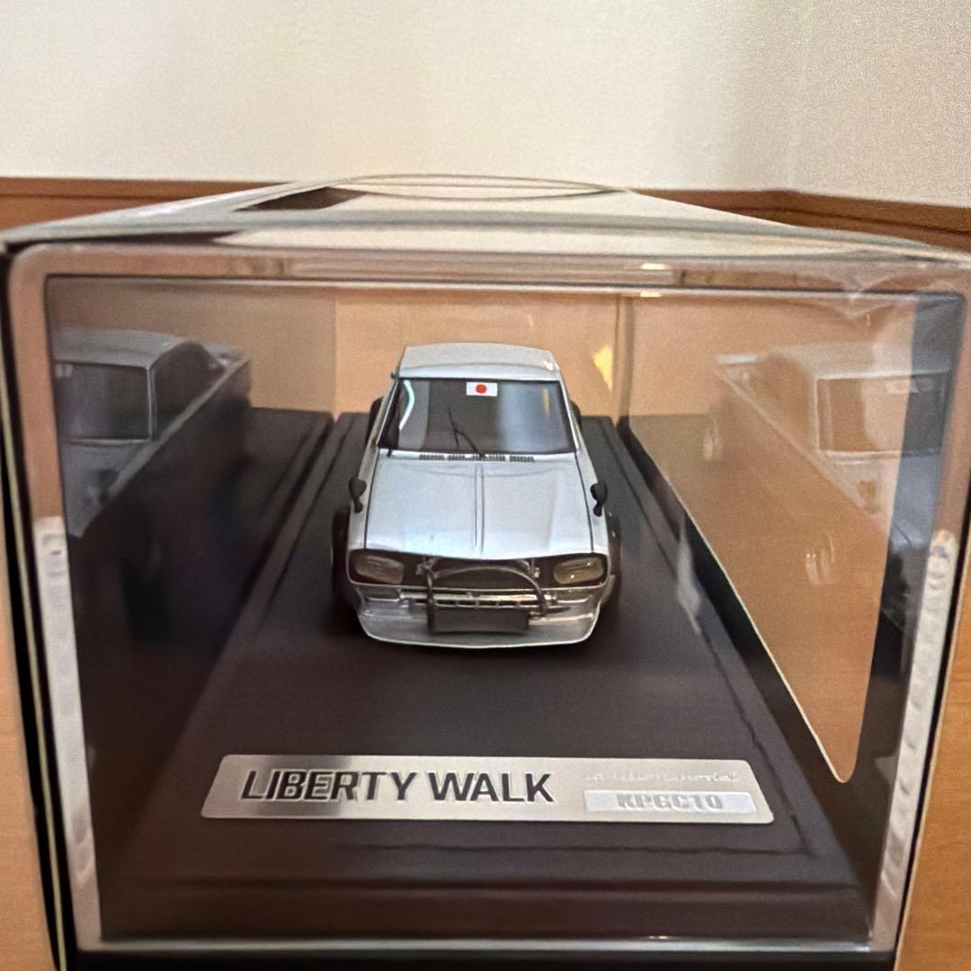 LB-WORKS ハコスカ 2Door シルバー 1/43