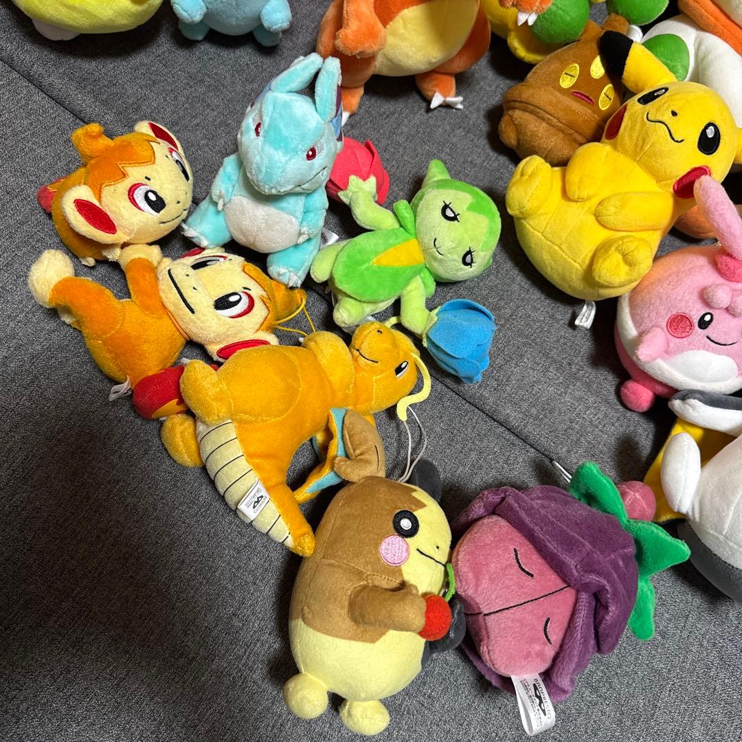 ポケットモンスター　ぬいぐるみ　23体まとめ売り　ポケモン