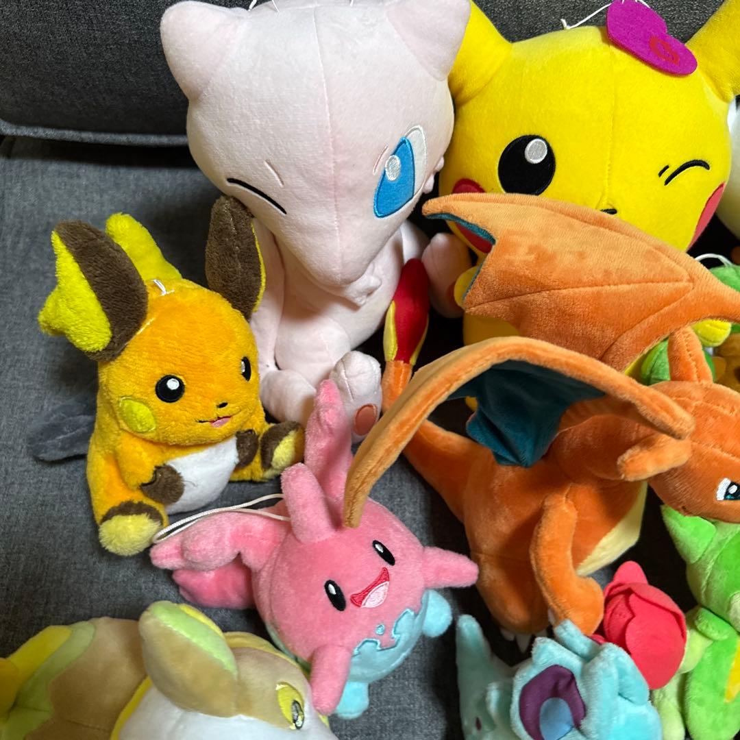 ポケットモンスター　ぬいぐるみ　23体まとめ売り　ポケモン