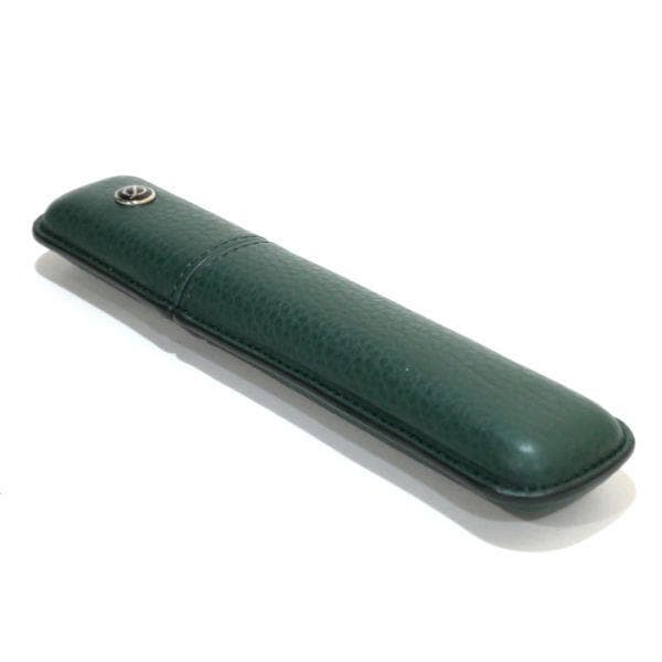 デュポンS.T.Dupont 007128 レザーペンケース 1本用グリーン新品