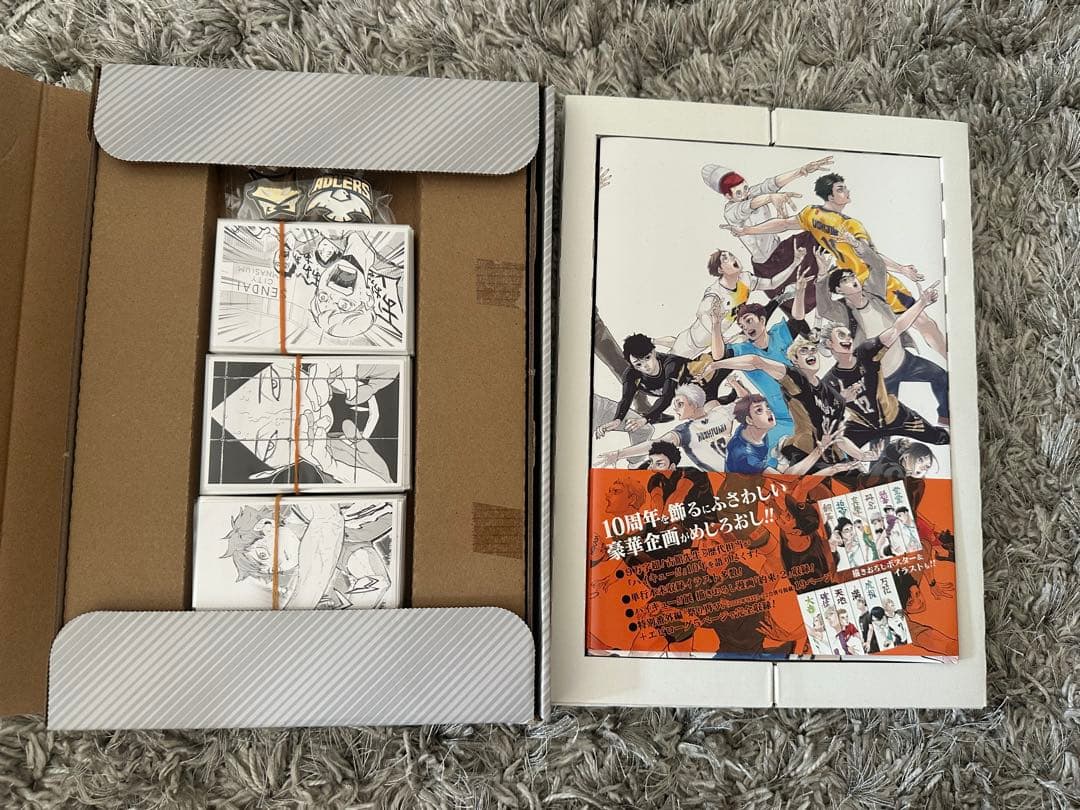 ハイキュー!! 10周年記念 オリジナル ジグソーパズル グッズ付き 同梱版