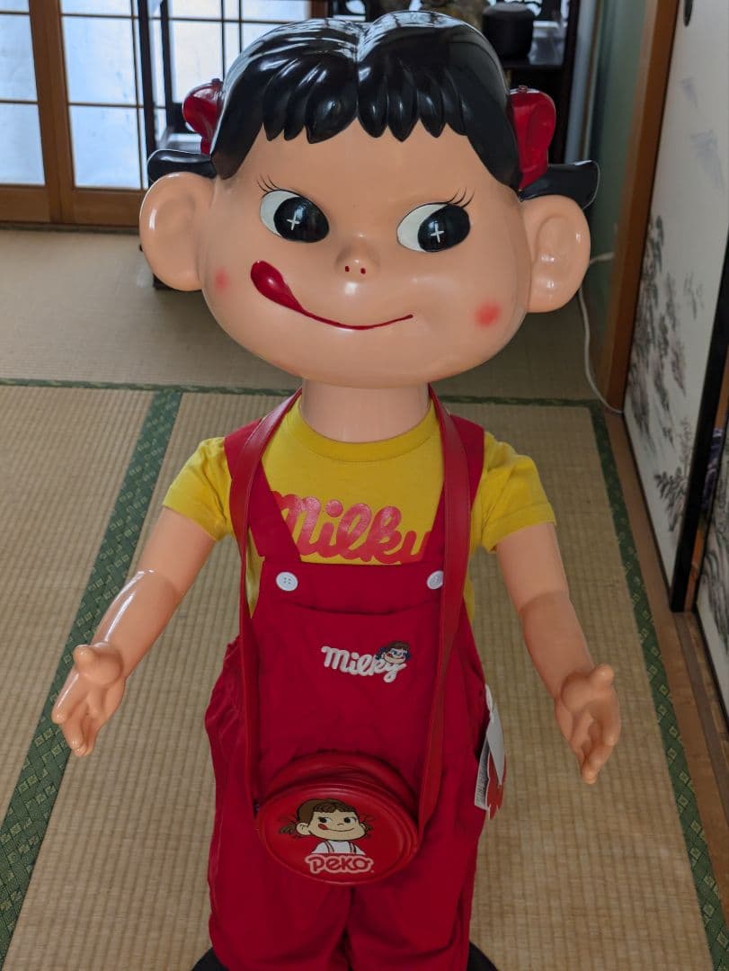 もんちゃん専用　ホッペ赤店頭ペコちゃん　等身大ペコちゃん　店頭用ペコちゃん