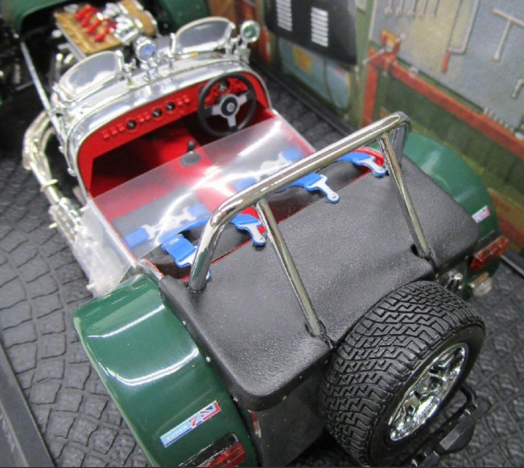ミニカー KYOSHO CATERHAM SUPER SEVEN 1/18