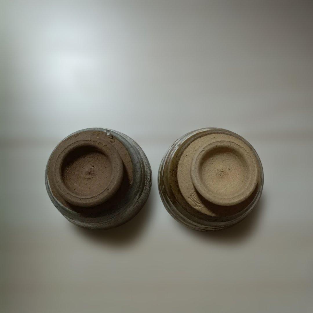 陶器製茶碗2個セット
