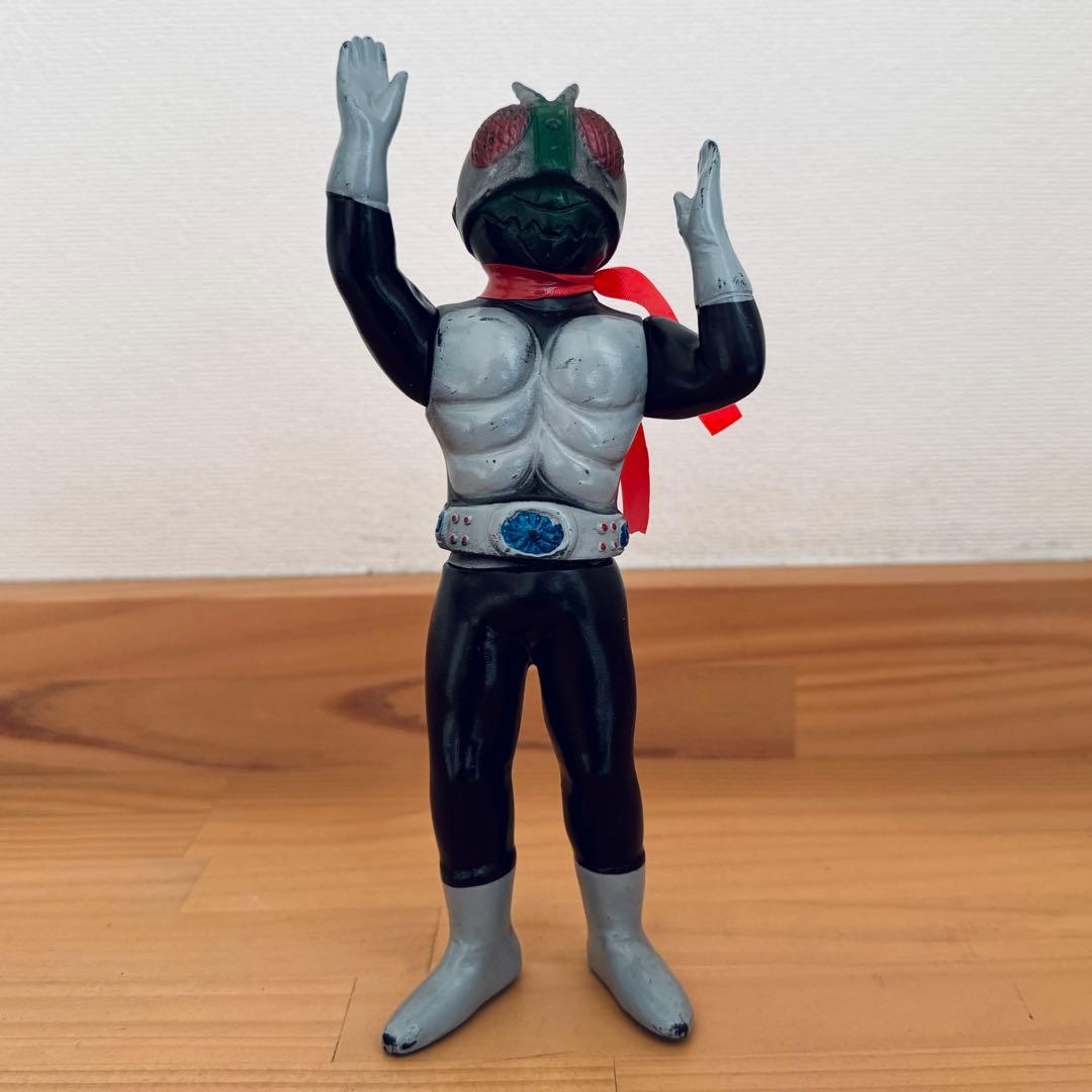 【無版権 パチ】盆踊りライダー 当時物 ソフビ