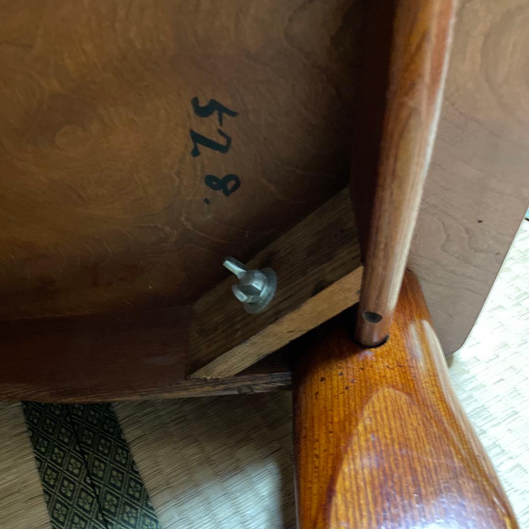 頑丈な座卓₊⁎ 昭和　レトロ　木製　ブラウン　和風テーブル