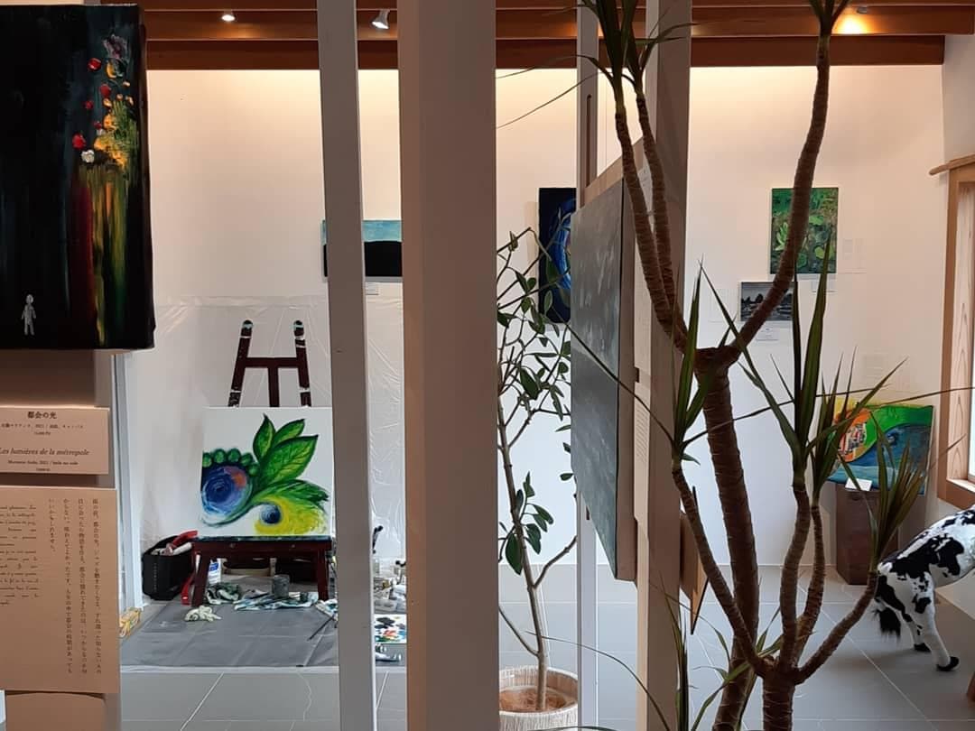 油彩画 (油絵)　直筆　絵画：Life