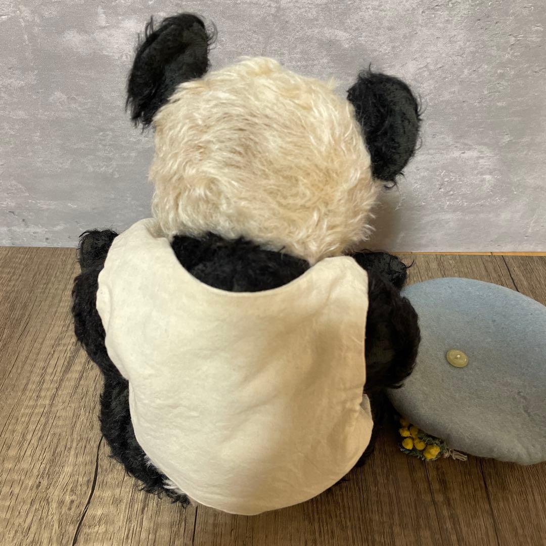 希少 パンダ フォーゲットミーノット テディベア ベア　海外作家 アーティスト