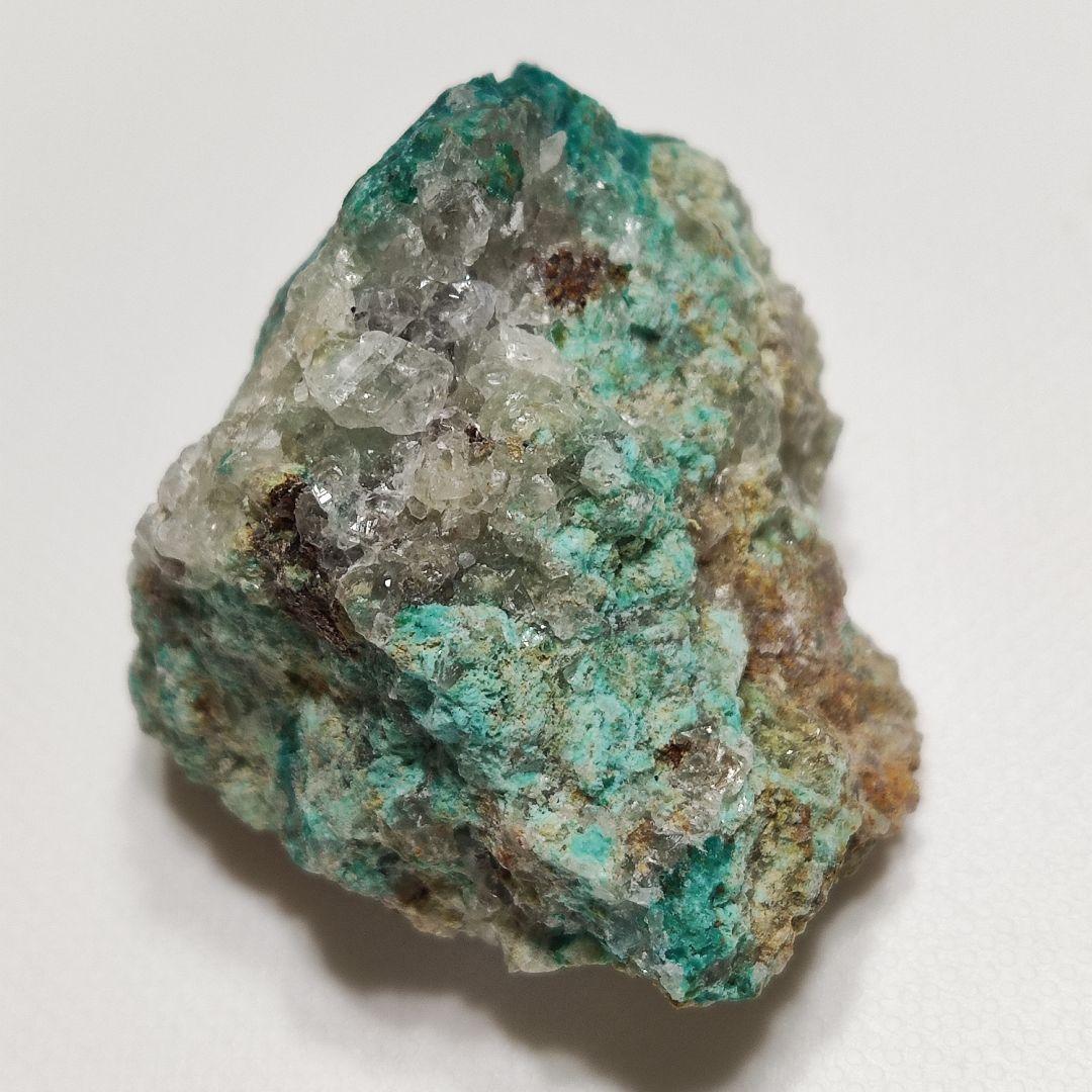 パワーストーン　天然石　クリソコラ　珪孔雀石　原石　37 g　No.55