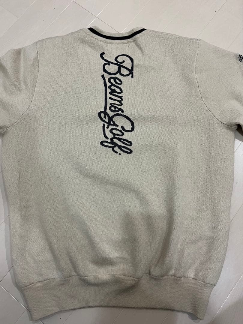 ら*ん様 BEAMS GOLF エアシャット 縦ロゴ ニット（防風）