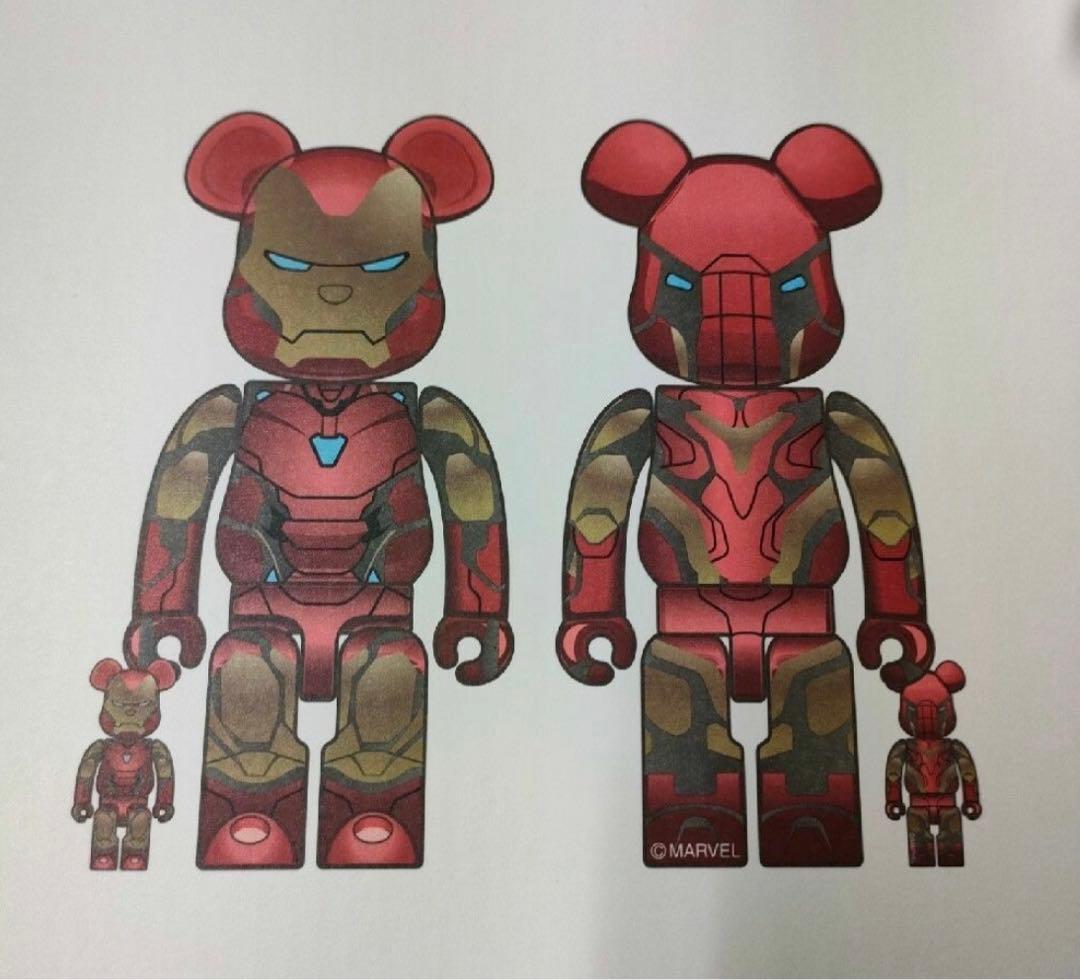 その他 BE@RBRICK IRON MAN MARK85 CHROME Ver
