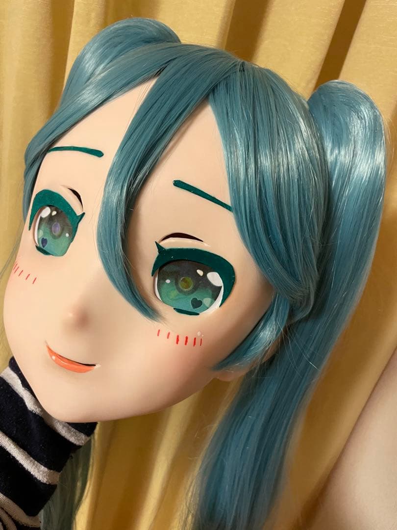 カスタム着ぐるみ面「初◯◯ク」風