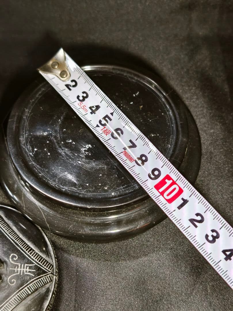 霊壁石香炉 中国名石 獅子摘み 共箱 手彫り置物 茶道具 旧家蔵出 未使用美品