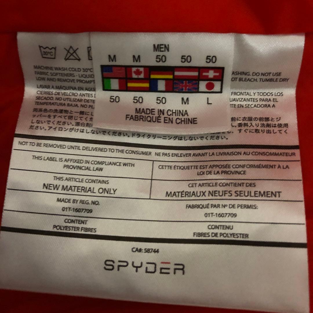 SPYDER スキースノーボードジャケット新品未使用