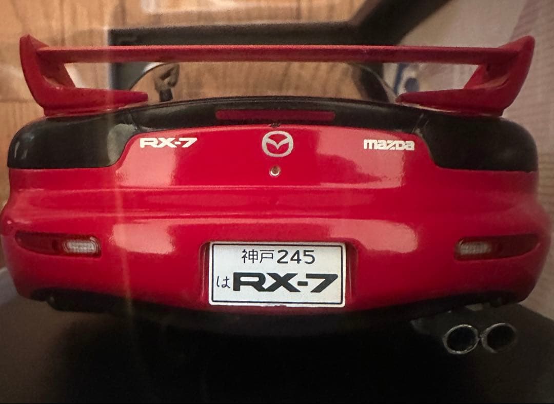 SOLIDOマツダ RX-7 レッド ミニカー1/18