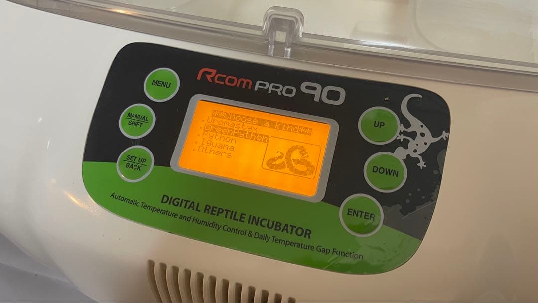 爬虫類用孵卵器/Rcomレプタイルプロ90 ジュラゴン/インキュベーター