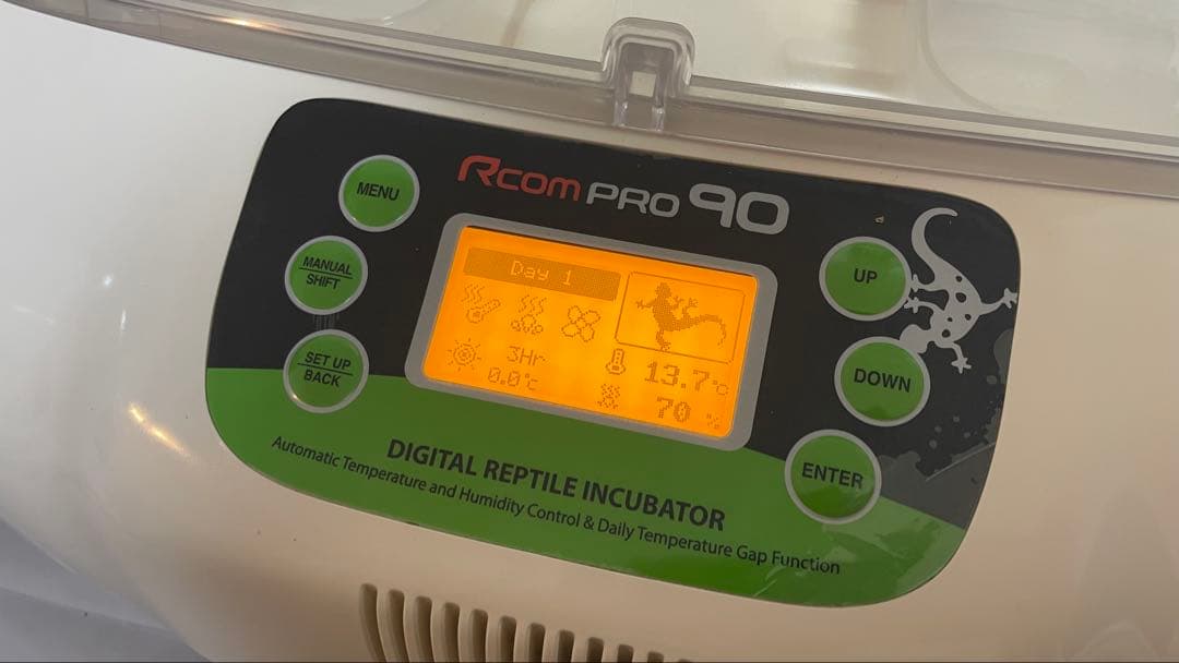 爬虫類用孵卵器/Rcomレプタイルプロ90 ジュラゴン/インキュベーター