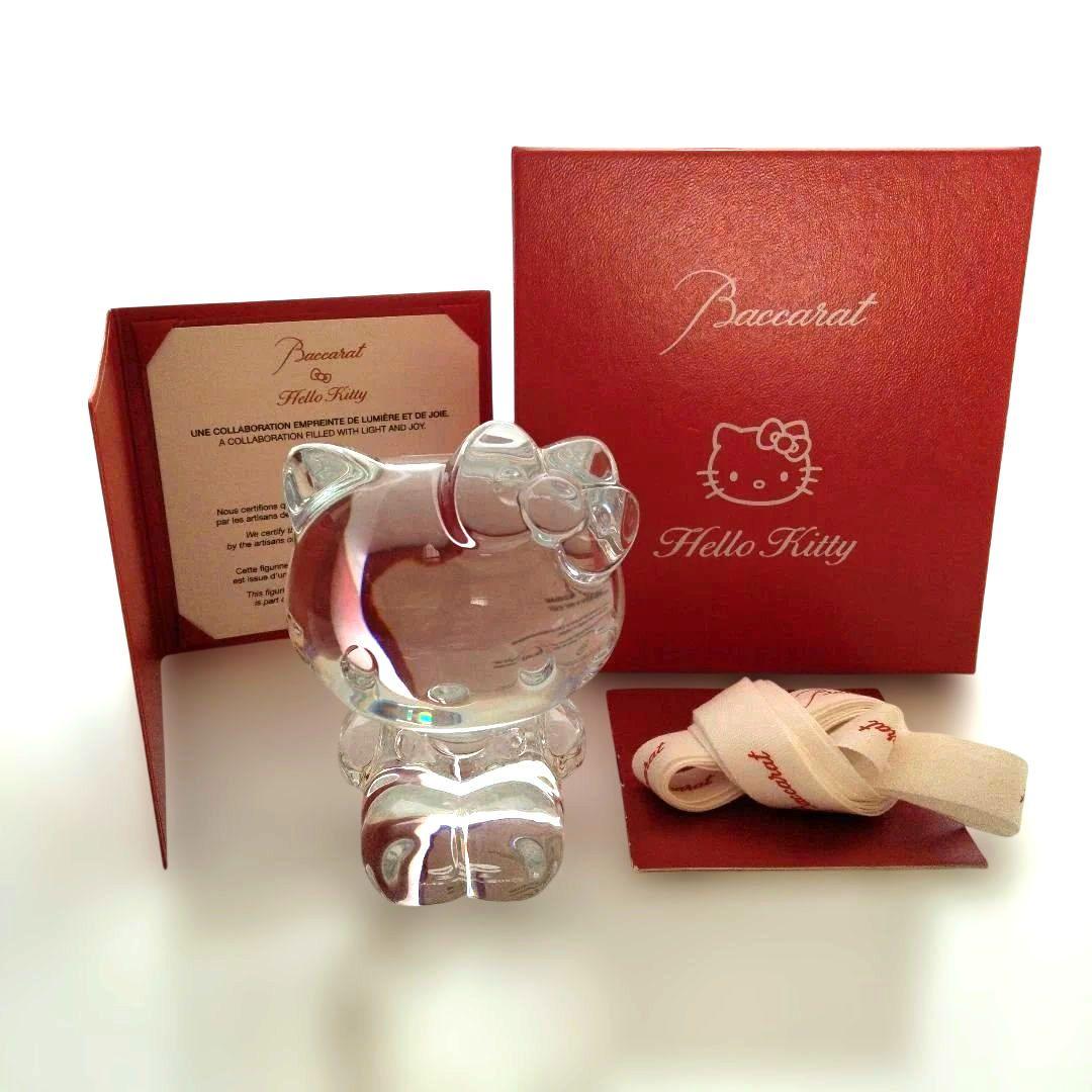 【新品】バカラ　キティ　Kitty　ハローキティ　フィギュア　限定品　箱付き