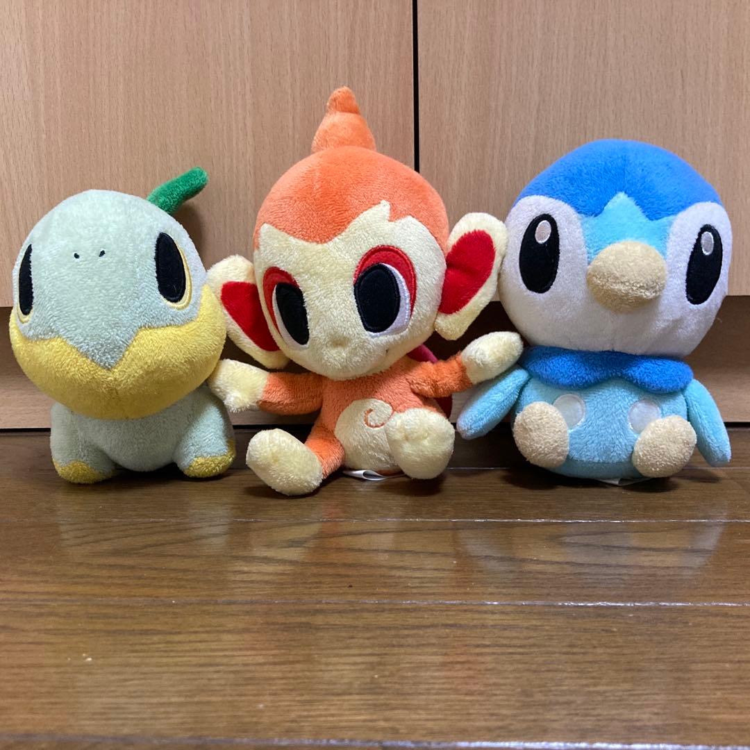 ポケドール ナエトル ヒコザル ポッチャマ ぬいぐるみ