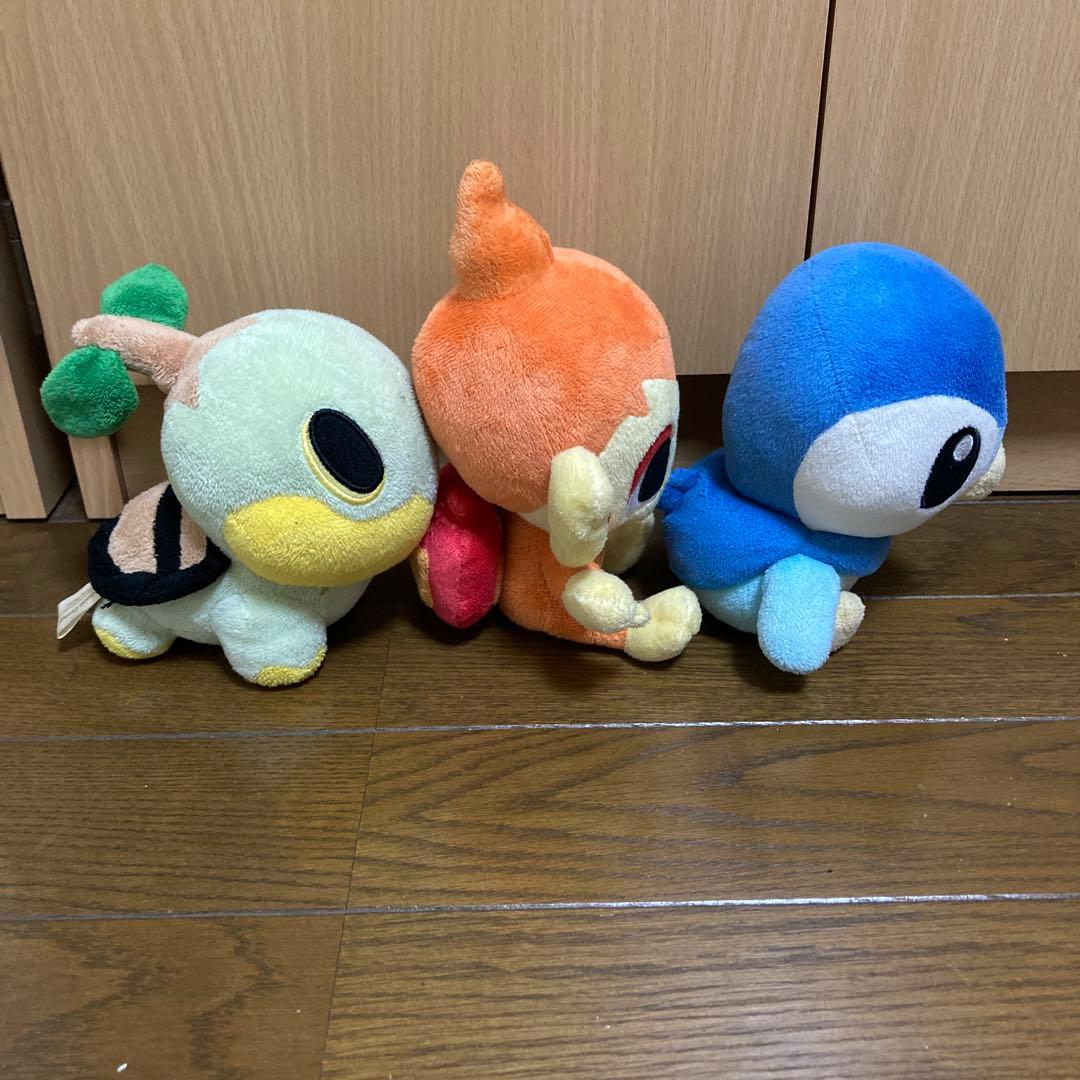 ポケドール ナエトル ヒコザル ポッチャマ ぬいぐるみ