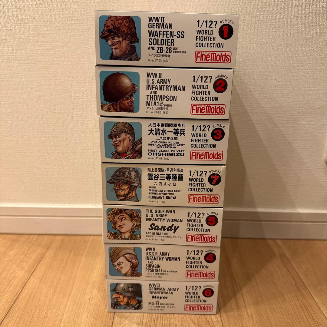 【鳥山明】ファインモールド1/12 ワールドファイターコレクション 7種セット
