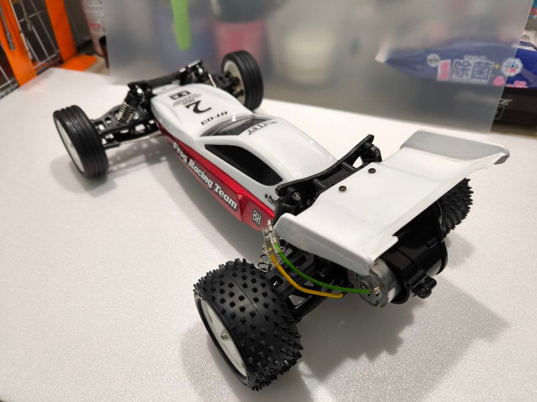 3月末まで。タミヤ　DT-03 ネオマイティフロッグ　オプ少し付き。