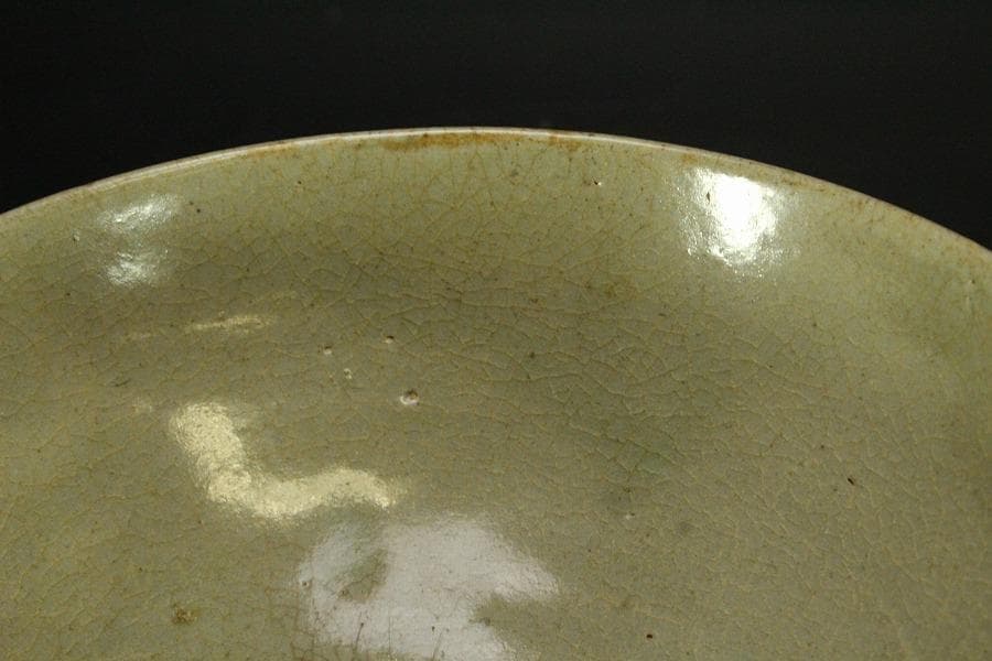 高麗 青磁 蓮弁紋 碗 茶道具(ZE556)