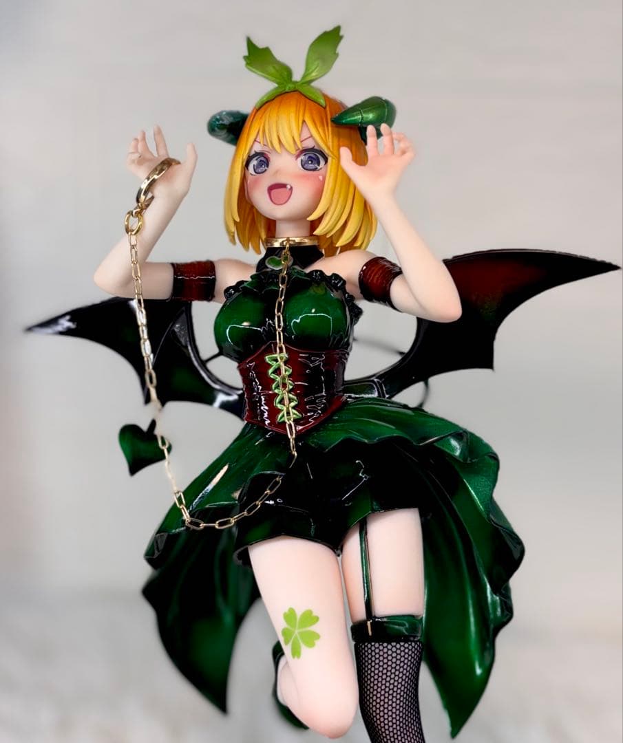 み*ー様 五等分の花嫁　中野四葉　フィギュア　リペイント　小悪魔ver ゴールド