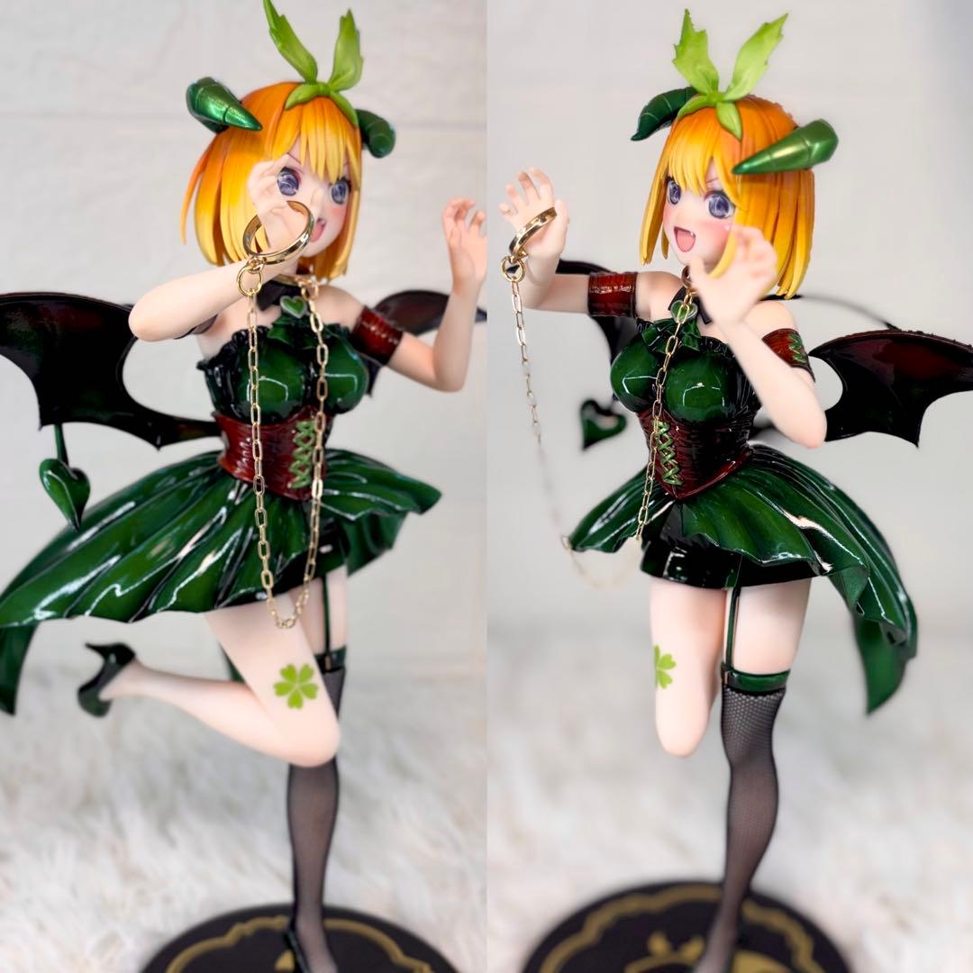 み*ー様 五等分の花嫁　中野四葉　フィギュア　リペイント　小悪魔ver ゴールド