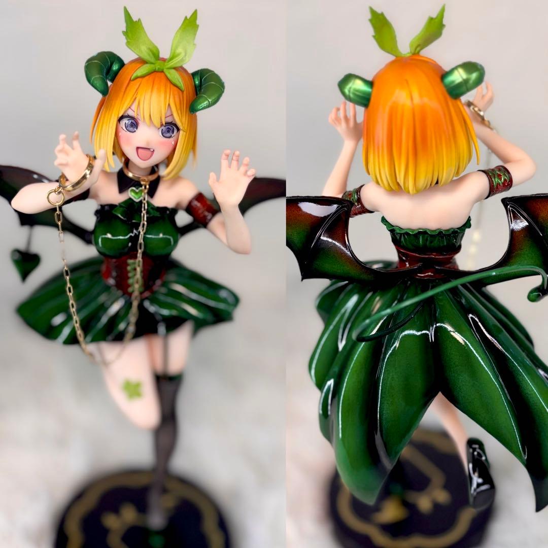 み*ー様 五等分の花嫁　中野四葉　フィギュア　リペイント　小悪魔ver ゴールド