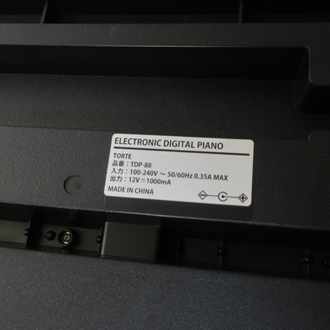 TORTE TDP-88 電子ピアノ 88鍵盤