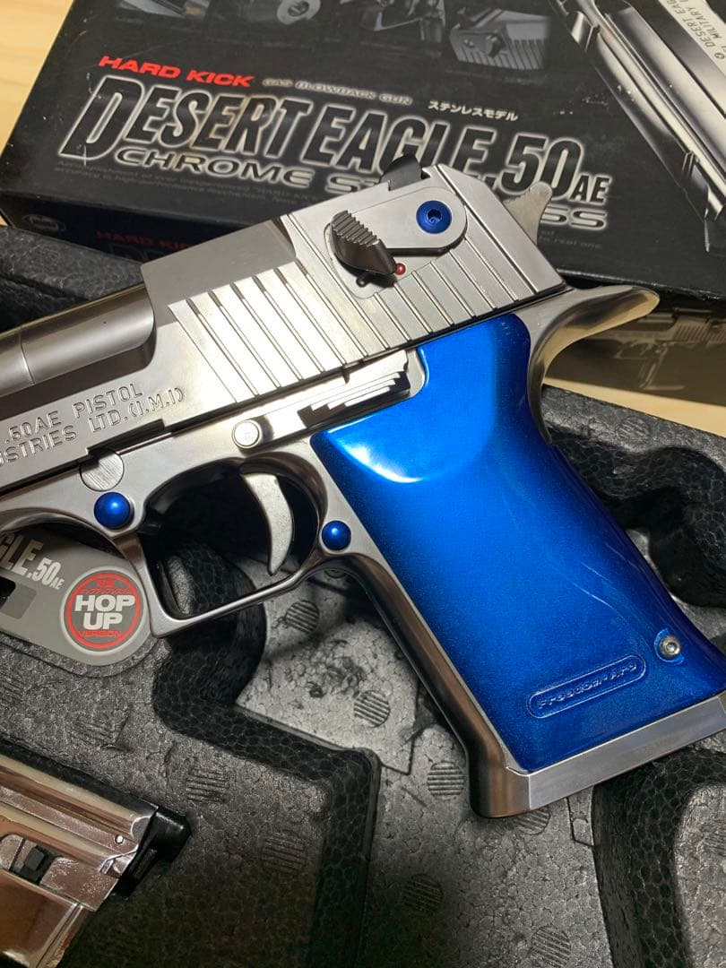 東京マルイ クロームステンレス デザートイーグル .50AE ハードキック