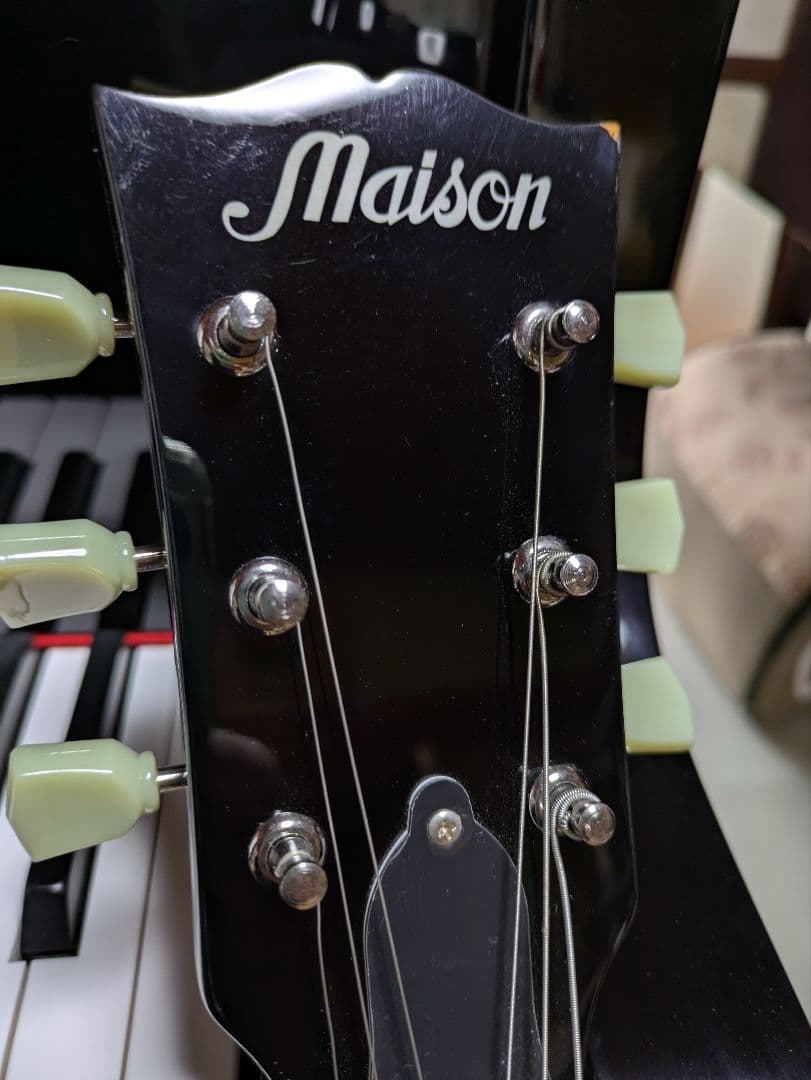 レフティ　レスポール　 エレキギター　 サンバースト　メイソン　Maison