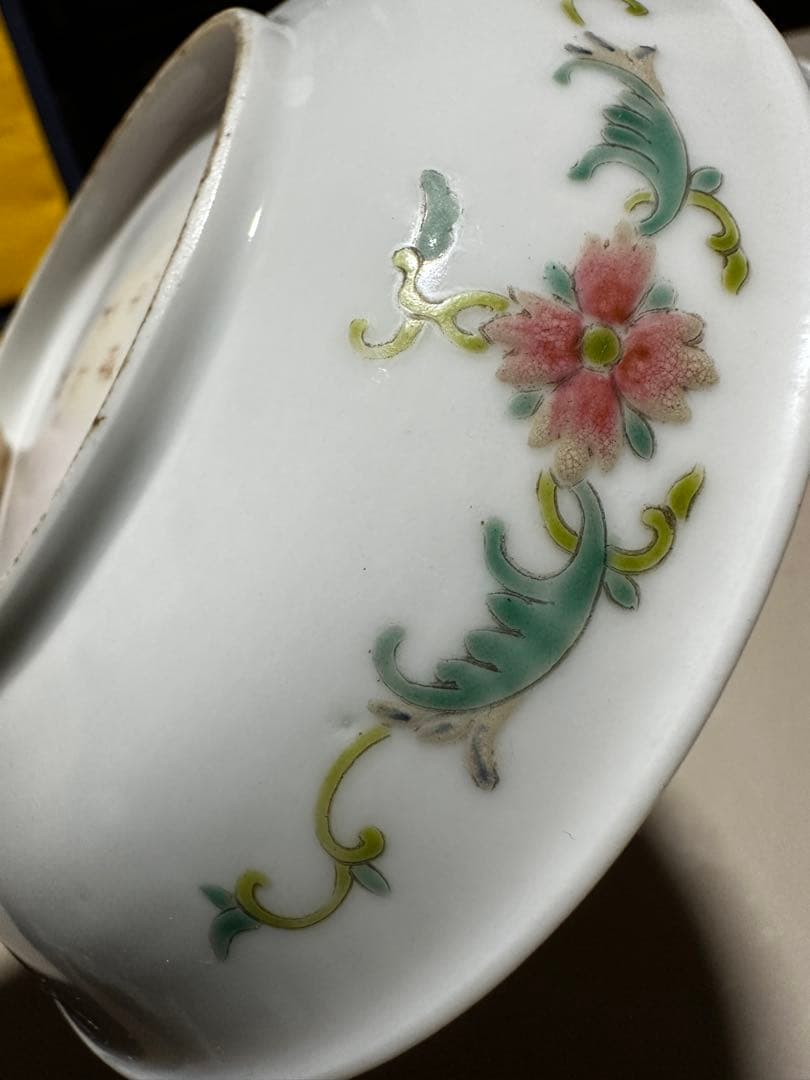 大清光緒年製　飾皿　黄釉色絵粉彩　萬壽無疆　中国古玩　中国美術