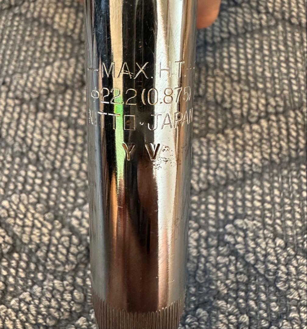 美品 NJS NITTO 日東 ステム 鉄 110mm 58度　②