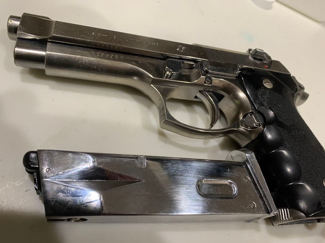 日本製 モデルガン シルバー