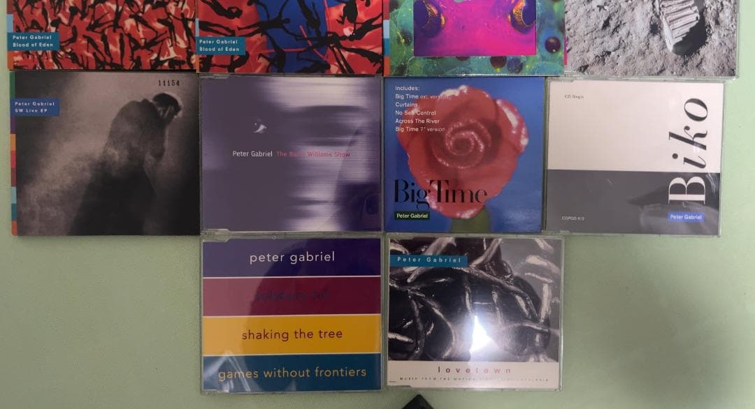 最終ピーターガブリエル 貴重シングルCD15作品まとめてpetergabriel