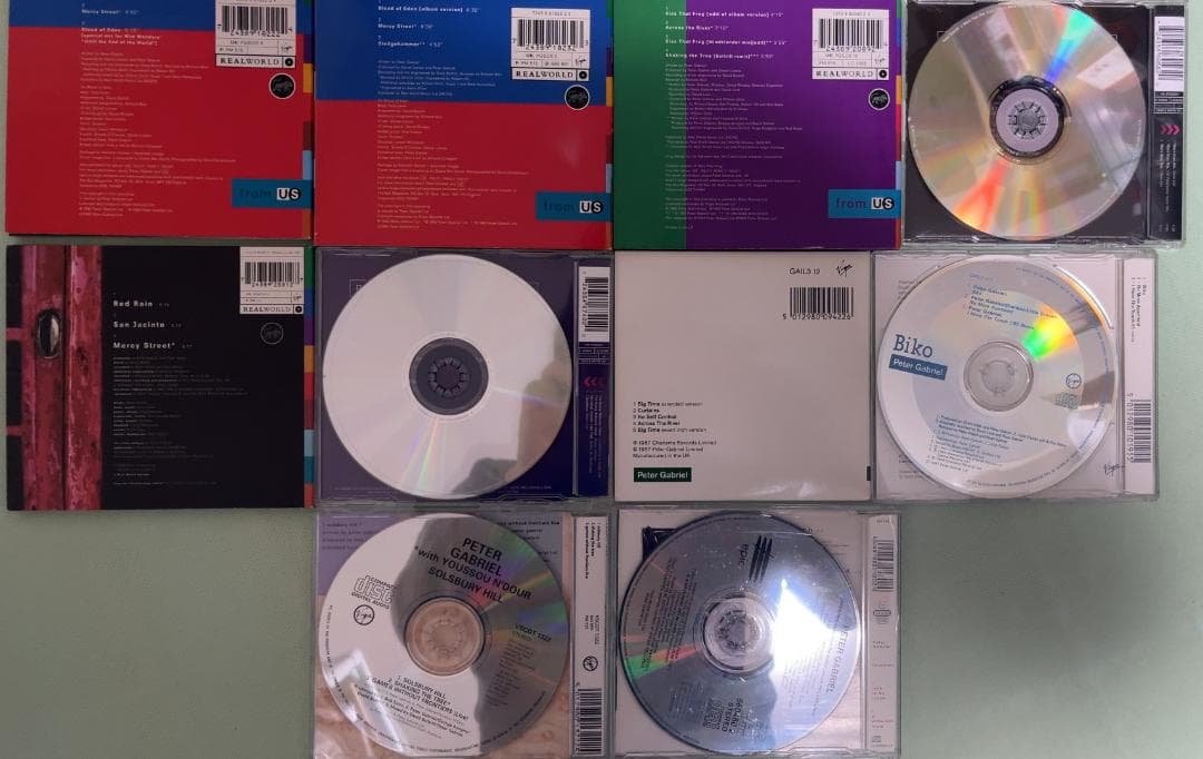 最終ピーターガブリエル 貴重シングルCD15作品まとめてpetergabriel