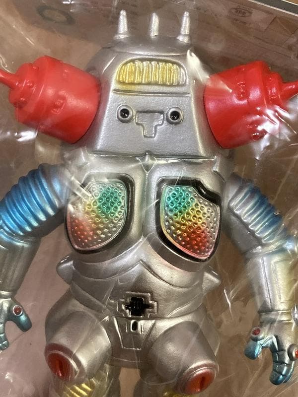 ブルマァク　シルバー塗装　キングジョー　①　ソフビ　ウルトラセブン