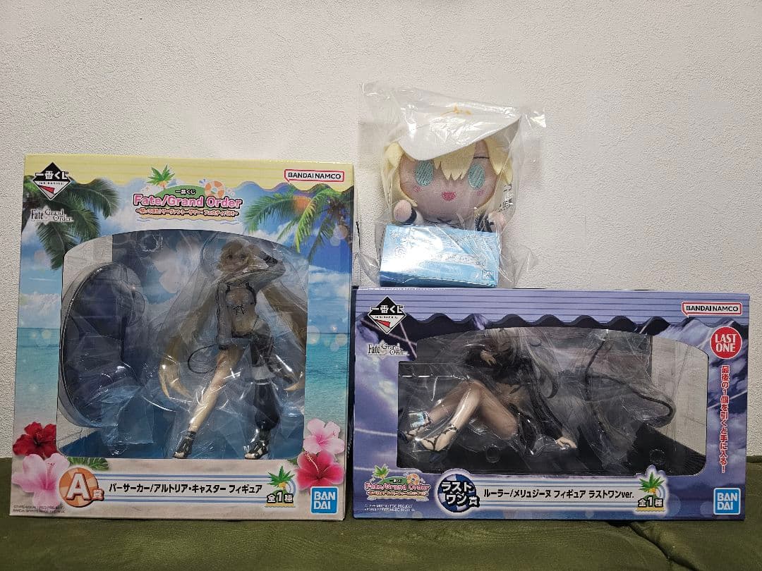 一番くじ FGO アルトリア メリュジーヌ フィギュアラストワン ぬいぐるみ付き