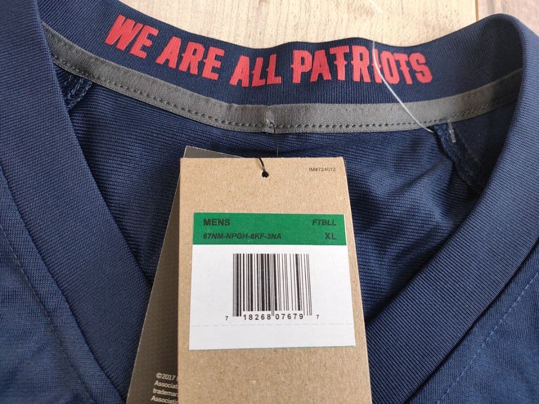 XL 新品 NIKE×NFL New England Patriots ジャージ