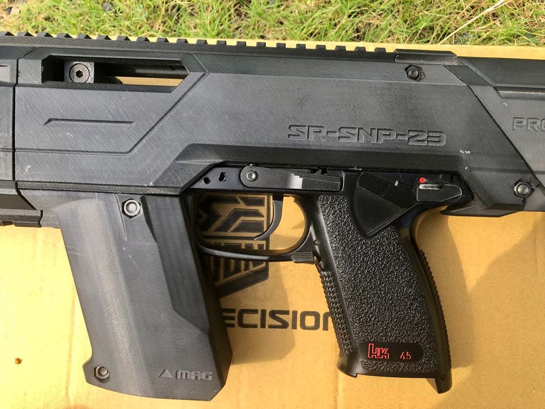 東京マルイ　固定ガスガン　ソーコムmk23 SRU外装コンバージョンキット組込
