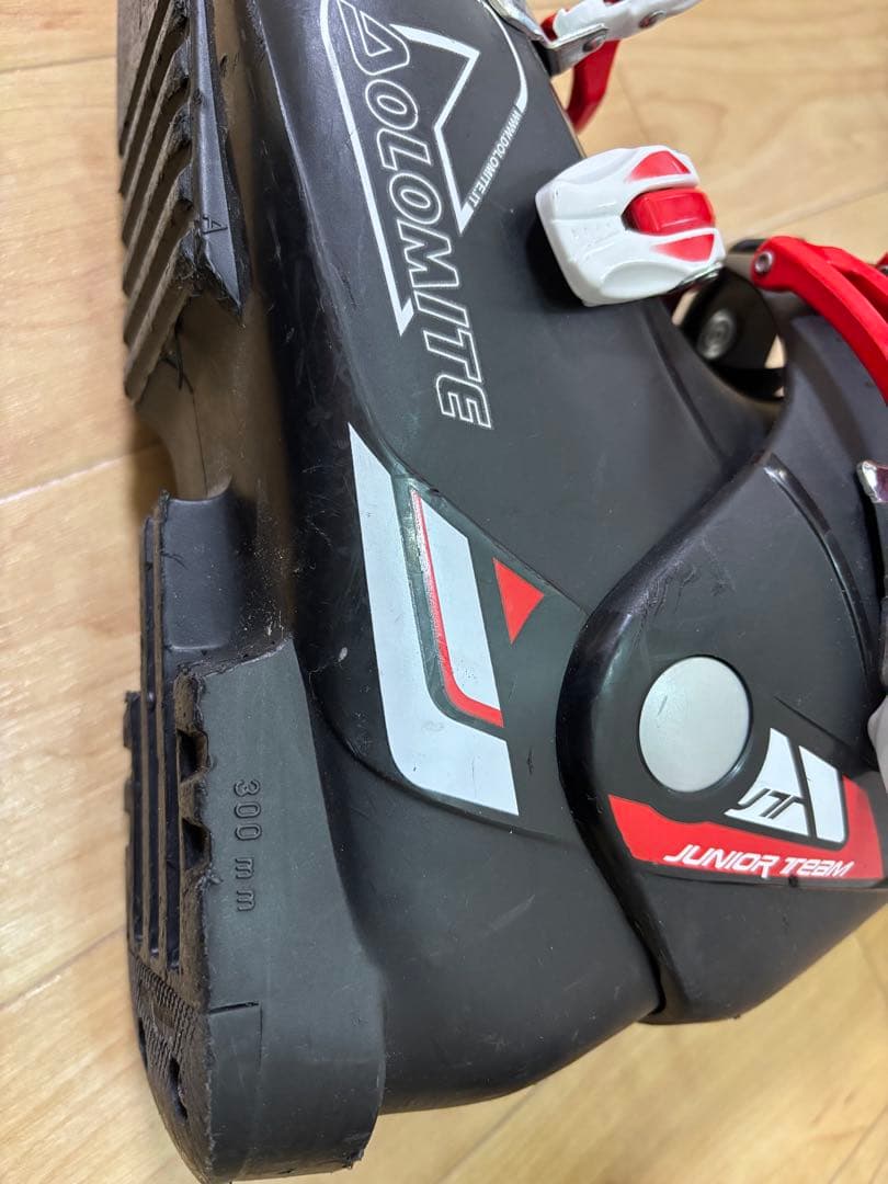 DOLOMITE JT 26cm ジュニア スキーブーツ 赤