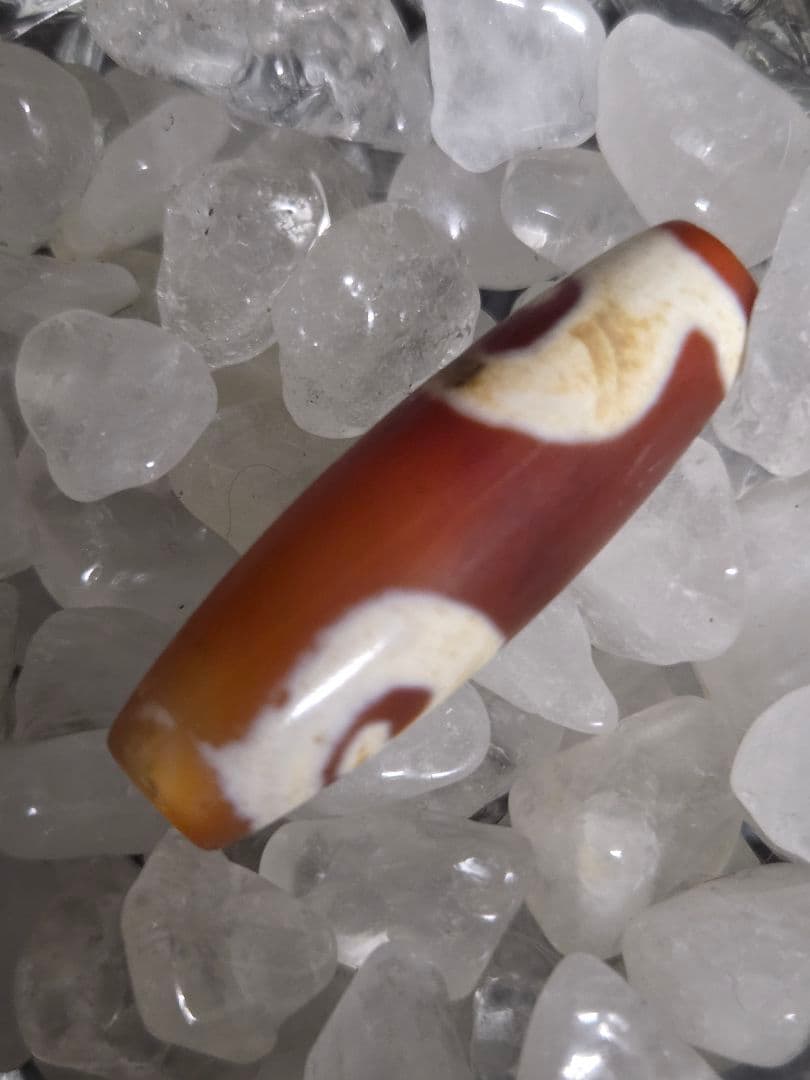 939　天珠　如意天珠　紅玉髄　dzibeads！