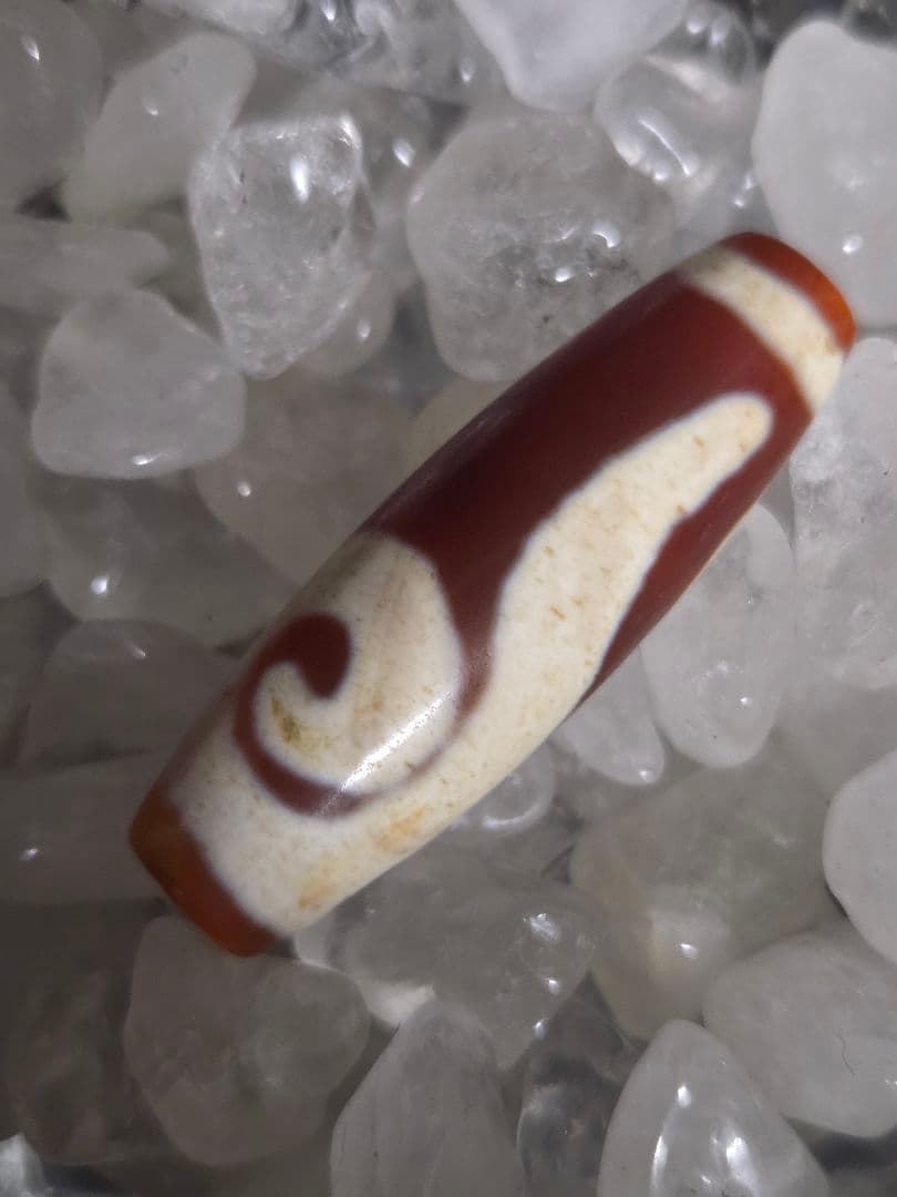 939　天珠　如意天珠　紅玉髄　dzibeads！