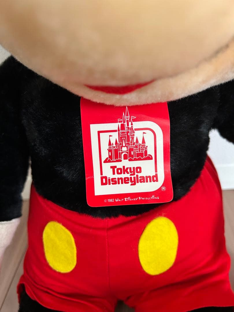 ミッキーマウス ぬいぐるみ 約60cm 東京ディズニーランド 1982年