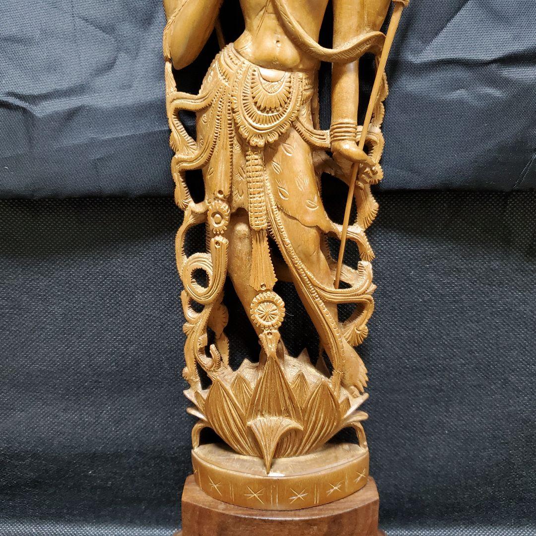 シヴァ神 インド神 木彫刻 仏像 観音 釈迦 仏様 如来 骨董品 仏教 宗教