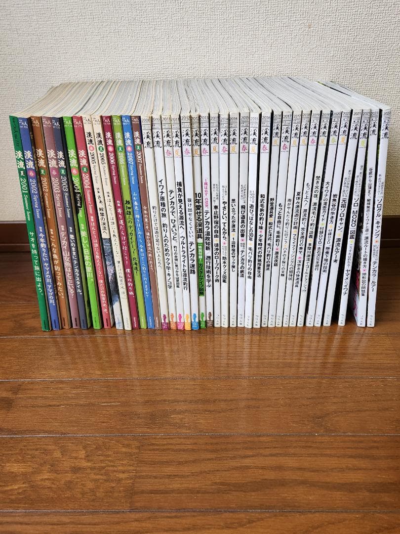 つり人社、渓流2001夏号から2023号の38冊